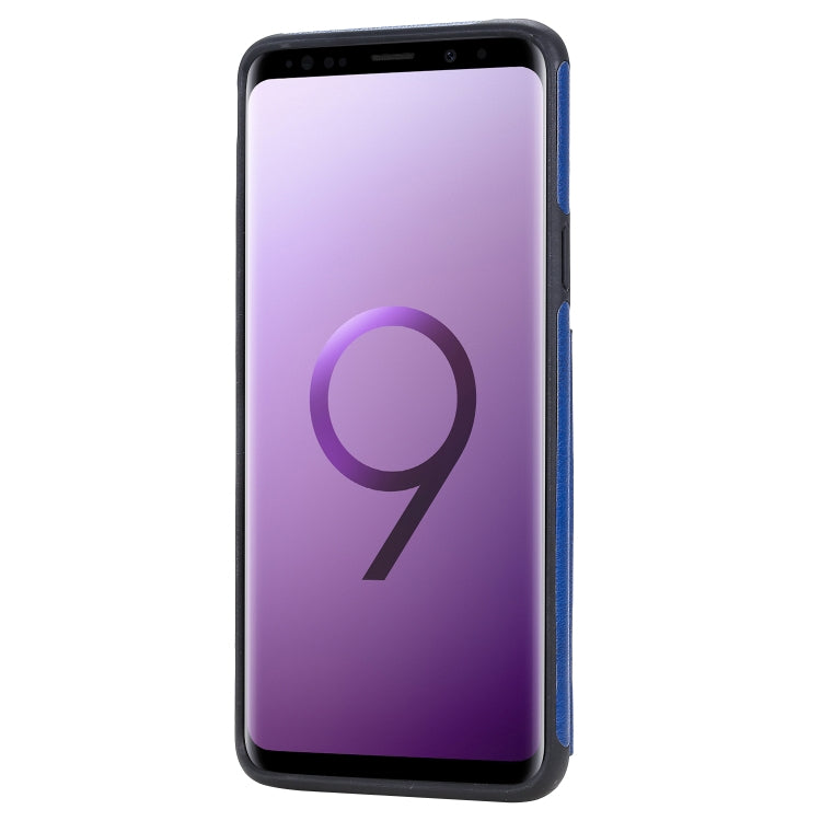 For Galaxy S9 Plus Solid Color Double Buckle Zipper Shockproof Protective Case