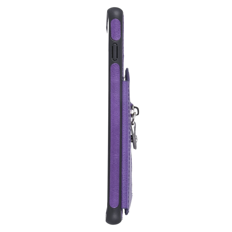 For Galaxy S10 Solid Color Double Buckle Zipper Shockproof Protective Case