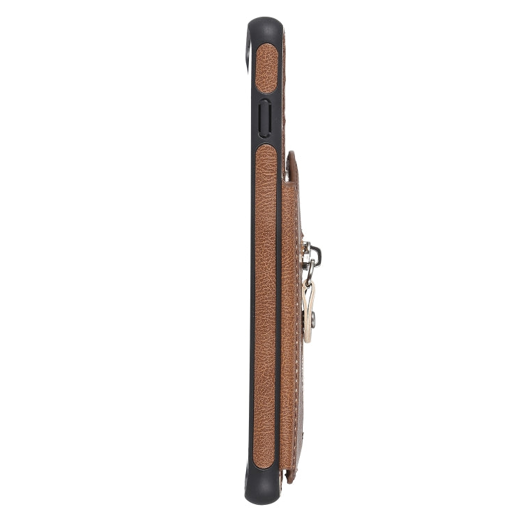 For Galaxy S10 Solid Color Double Buckle Zipper Shockproof Protective Case