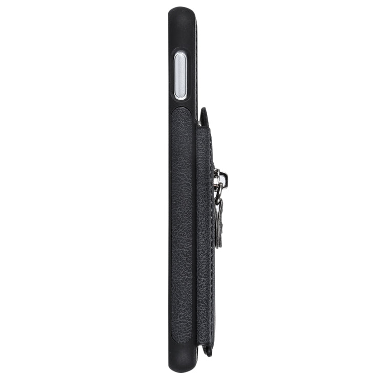 For Galaxy S10e Solid Color Double Buckle Zipper Shockproof Protective Case