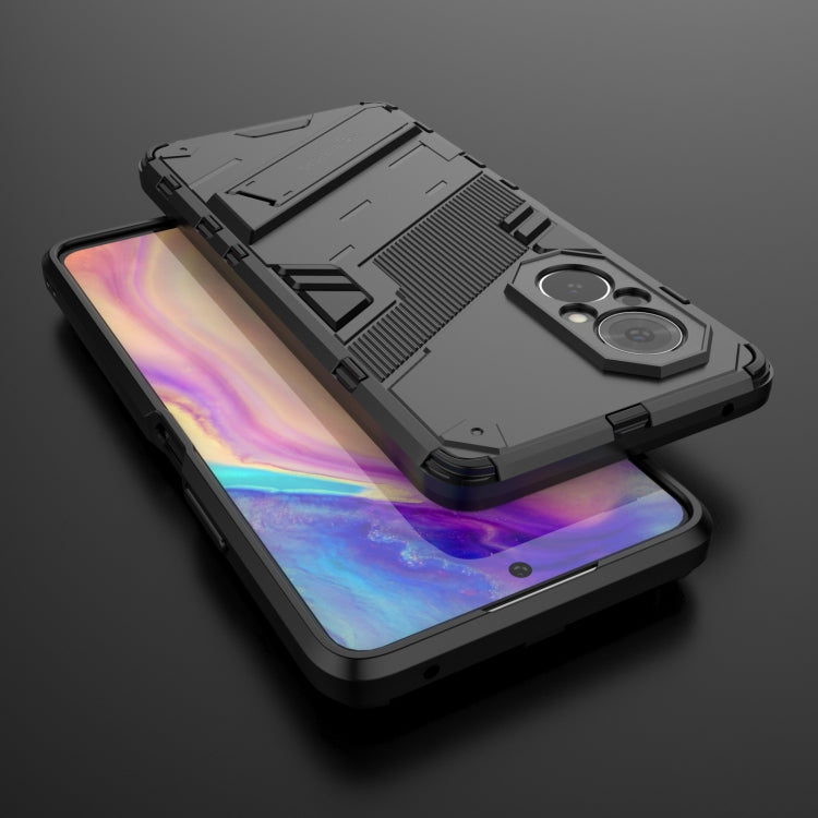 For Honor 50 SE / Huawei nova 9 SE Punk Armor 2 in 1 PC + TPU Shockproof Case with Invisible Holder
