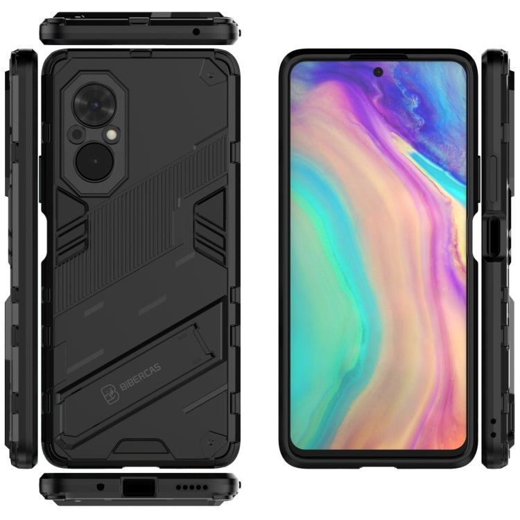 For Honor 50 SE / Huawei nova 9 SE Punk Armor 2 in 1 PC + TPU Shockproof Case with Invisible Holder