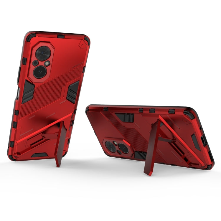 For Honor 50 SE / Huawei nova 9 SE Punk Armor 2 in 1 PC + TPU Shockproof Case with Invisible Holder