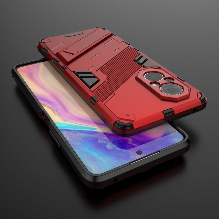 For Honor 50 SE / Huawei nova 9 SE Punk Armor 2 in 1 PC + TPU Shockproof Case with Invisible Holder