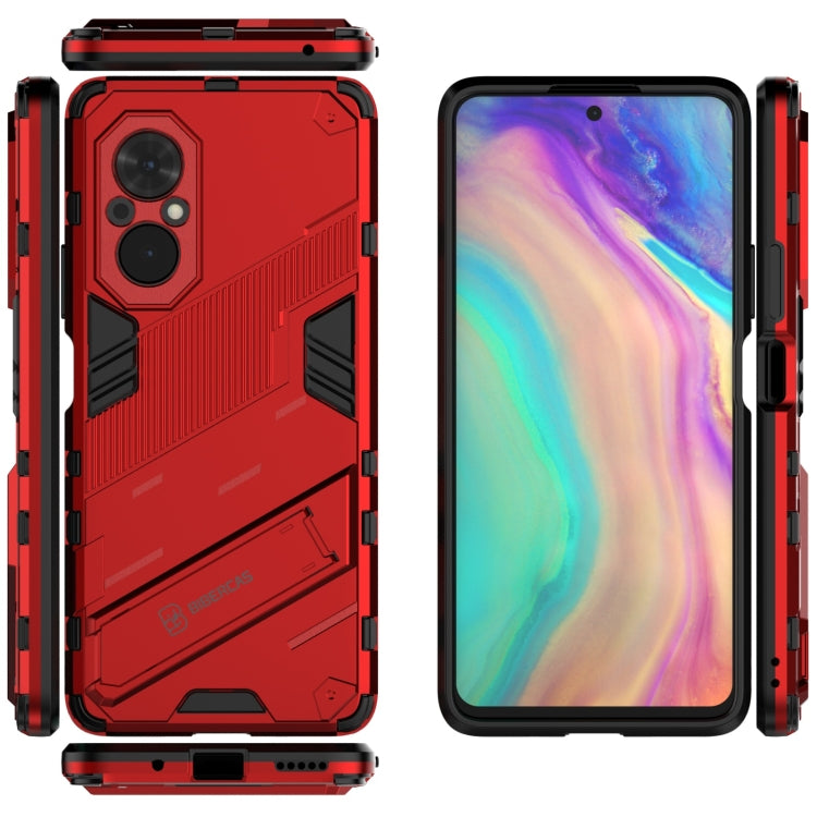 For Honor 50 SE / Huawei nova 9 SE Punk Armor 2 in 1 PC + TPU Shockproof Case with Invisible Holder