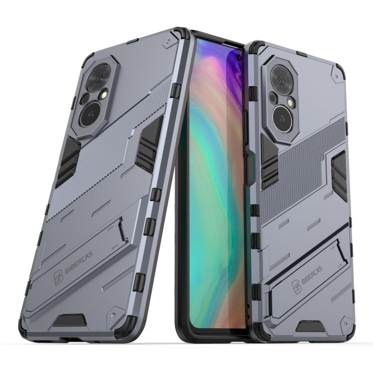 For Honor 50 SE / Huawei nova 9 SE Punk Armor 2 in 1 PC + TPU Shockproof Case with Invisible Holder