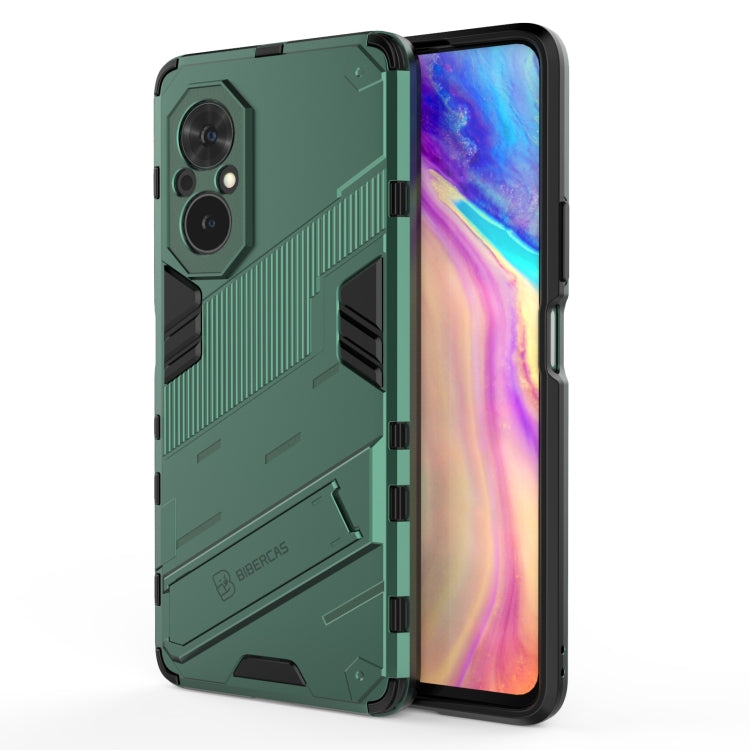 For Honor 50 SE / Huawei nova 9 SE Punk Armor 2 in 1 PC + TPU Shockproof Case with Invisible Holder