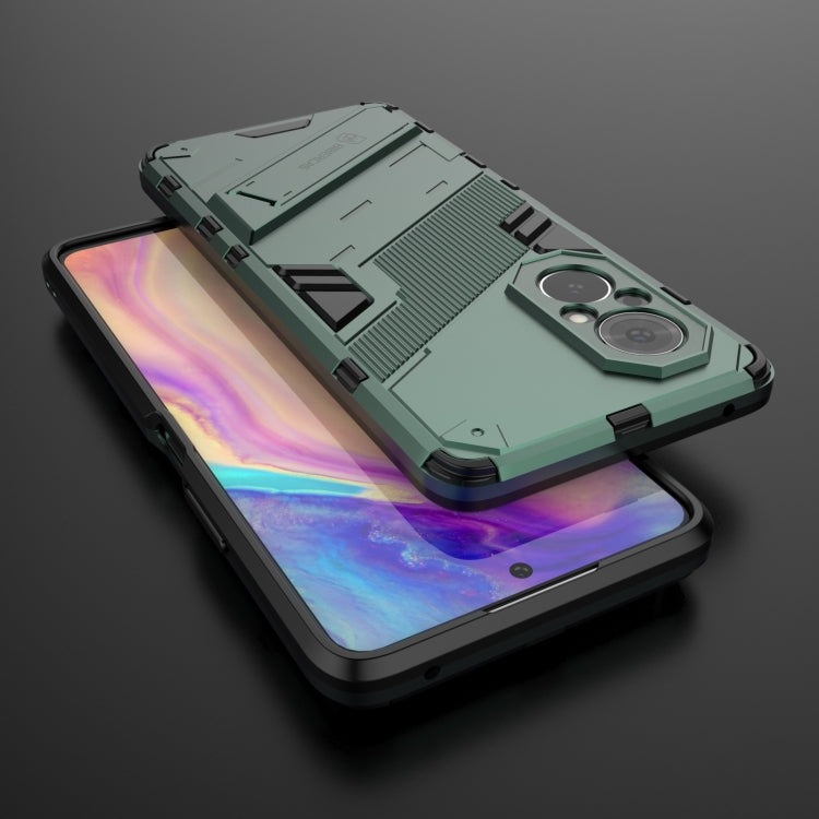For Honor 50 SE / Huawei nova 9 SE Punk Armor 2 in 1 PC + TPU Shockproof Case with Invisible Holder