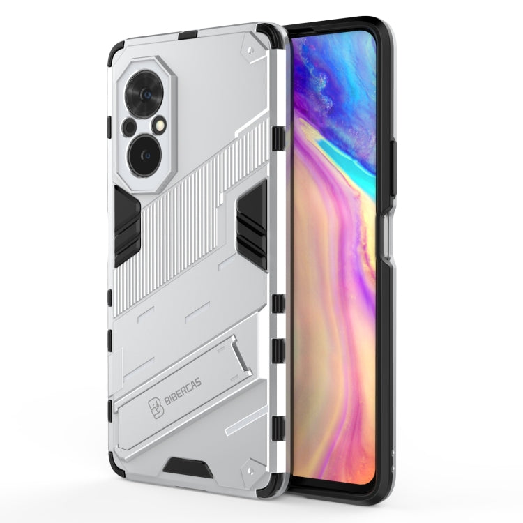 For Honor 50 SE / Huawei nova 9 SE Punk Armor 2 in 1 PC + TPU Shockproof Case with Invisible Holder