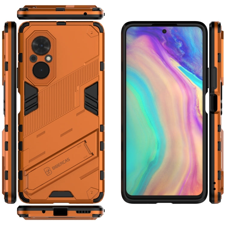 For Honor 50 SE / Huawei nova 9 SE Punk Armor 2 in 1 PC + TPU Shockproof Case with Invisible Holder