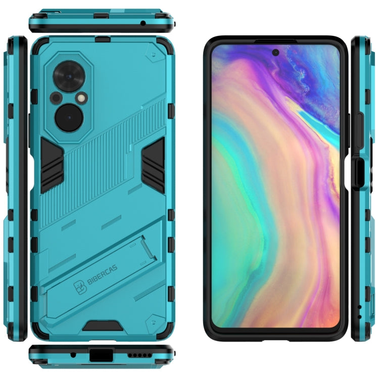 For Honor 50 SE / Huawei nova 9 SE Punk Armor 2 in 1 PC + TPU Shockproof Case with Invisible Holder
