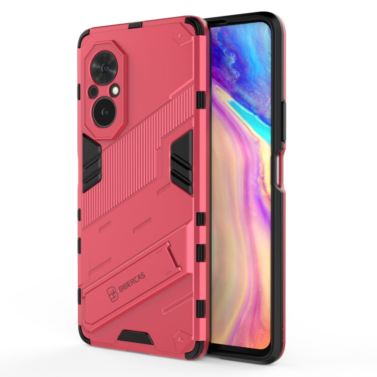 For Honor 50 SE / Huawei nova 9 SE Punk Armor 2 in 1 PC + TPU Shockproof Case with Invisible Holder