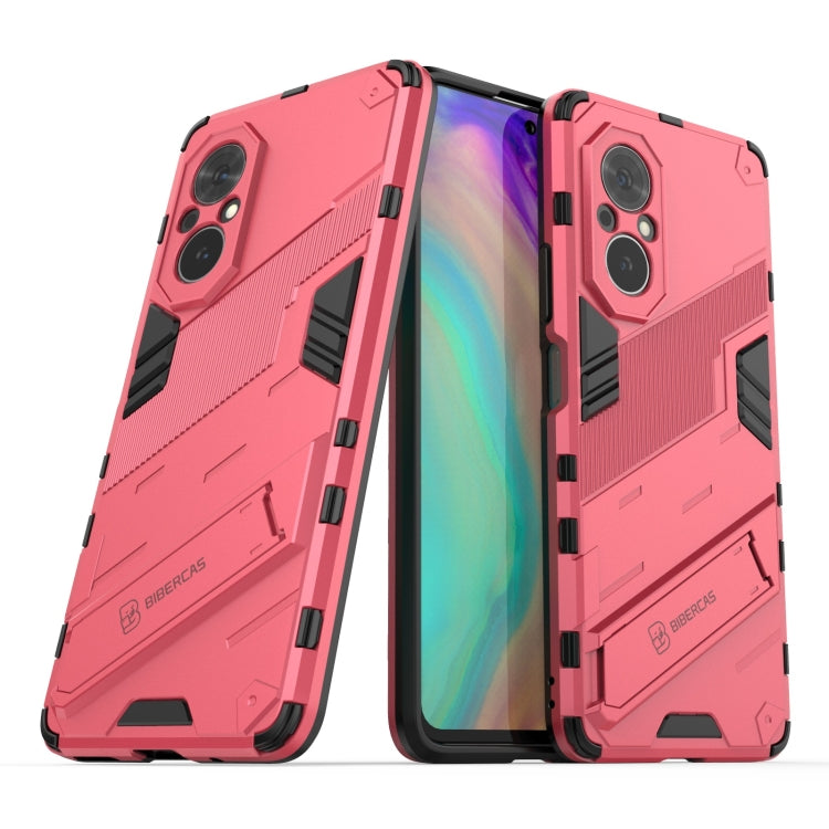 For Honor 50 SE / Huawei nova 9 SE Punk Armor 2 in 1 PC + TPU Shockproof Case with Invisible Holder