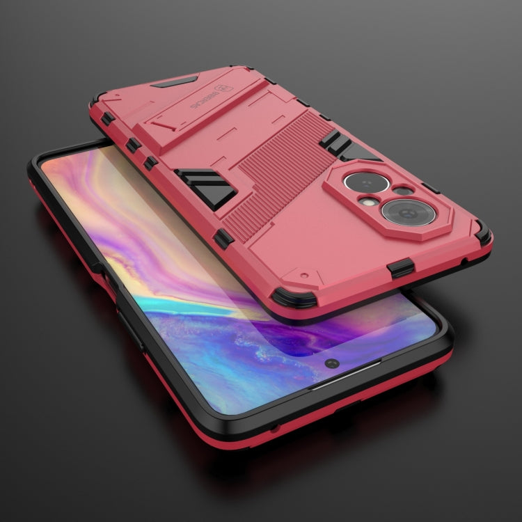 For Honor 50 SE / Huawei nova 9 SE Punk Armor 2 in 1 PC + TPU Shockproof Case with Invisible Holder