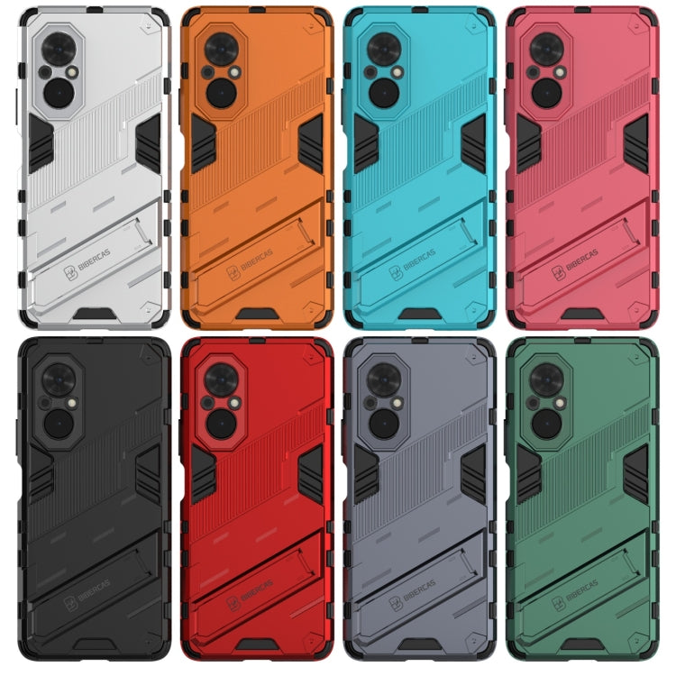 For Honor 50 SE / Huawei nova 9 SE Punk Armor 2 in 1 PC + TPU Shockproof Case with Invisible Holder