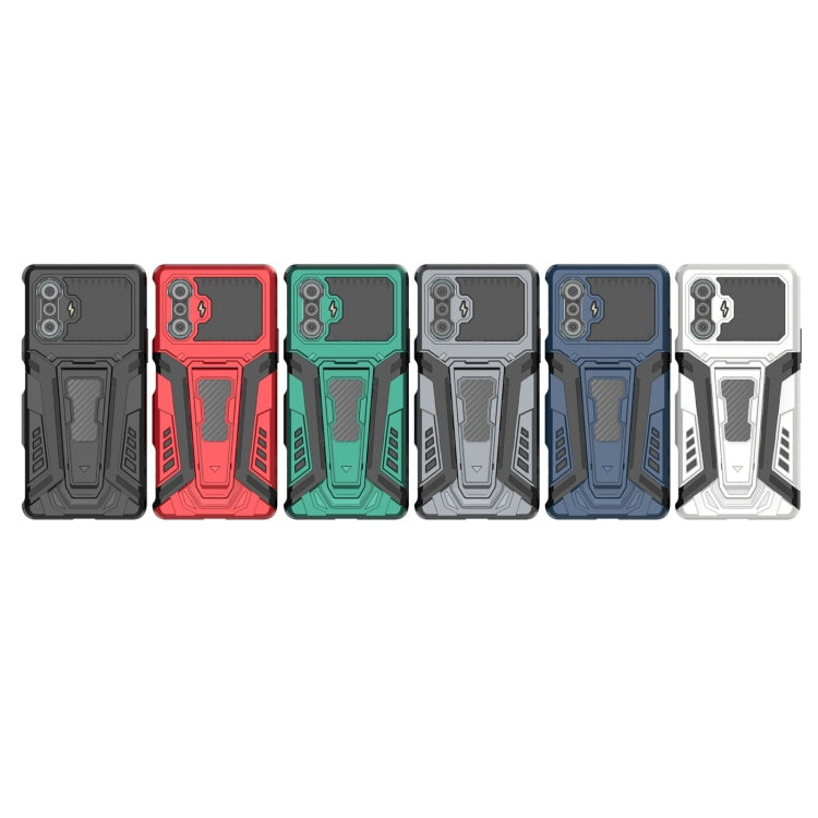 For Xiaomi Redmi K40 Gaming War Chariot Series Armor All-inclusive Shockproof PC + TPU Protective Case with Invisible Holder