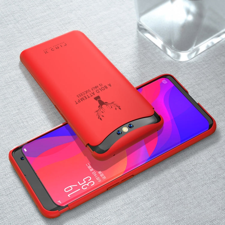 For OPPO Find X Elk Pattern Ultra-thin TPU Soft Case with Magnetic Liftable Cap