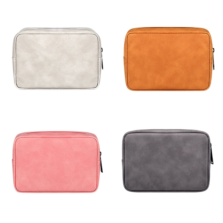 DY05 Portable Digital Accessory Sheepskin Leather Bag