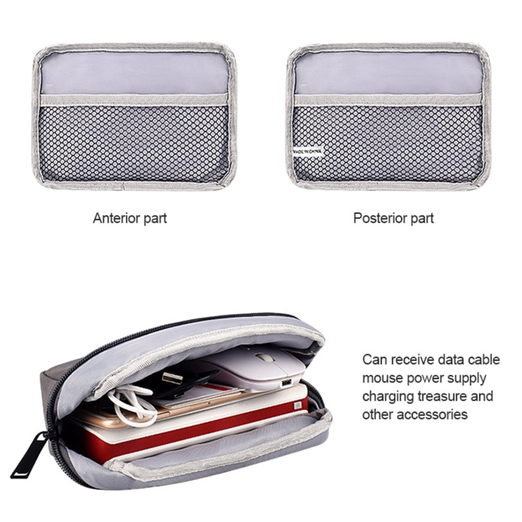 DY05 Portable Digital Accessory Sheepskin Leather Bag