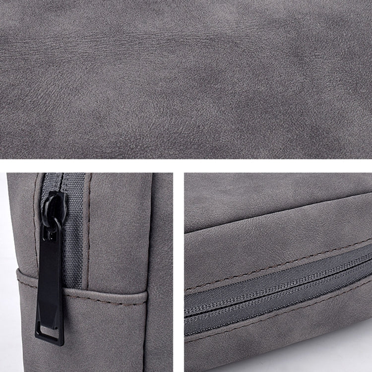 DY05 Portable Digital Accessory Sheepskin Leather Bag