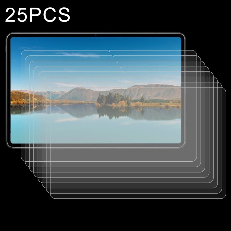 For Huawei MatePad Pro 12.6 2021 / Huawei Matebook E 2022 12.6 / Lenovo Xiaoxin Pad Pro 12.6 / Lenovo Tab P12 Pro 12.6 25 PCS 9H 2.5D Explosion-proof Tempered Glass Film