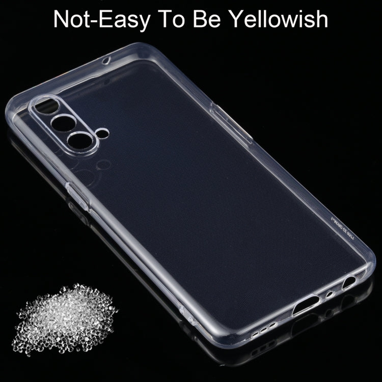 For OnePlus Nord CE 5G 0.75mm Ultra-thin Transparent TPU Soft Protective Case