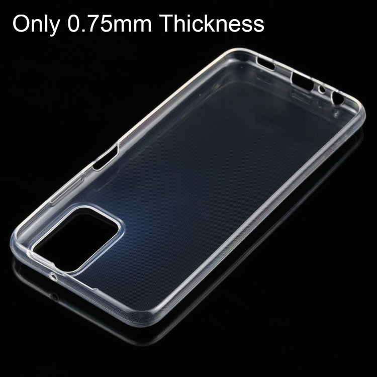 For Samsung Galaxy A03s 166mm 0.75mm Ultra-thin Transparent TPU Soft Protective Case