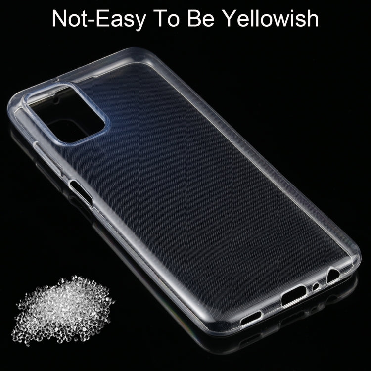 For Samsung Galaxy A03s 166mm 0.75mm Ultra-thin Transparent TPU Soft Protective Case