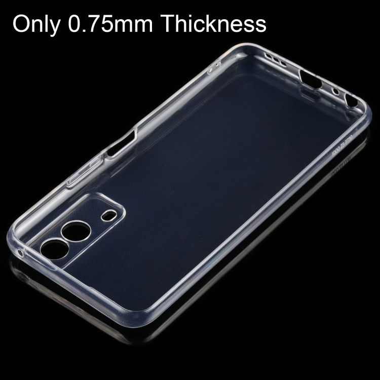 For vivo Y53s 0.75mm Ultra-thin Transparent TPU Soft Protective Case