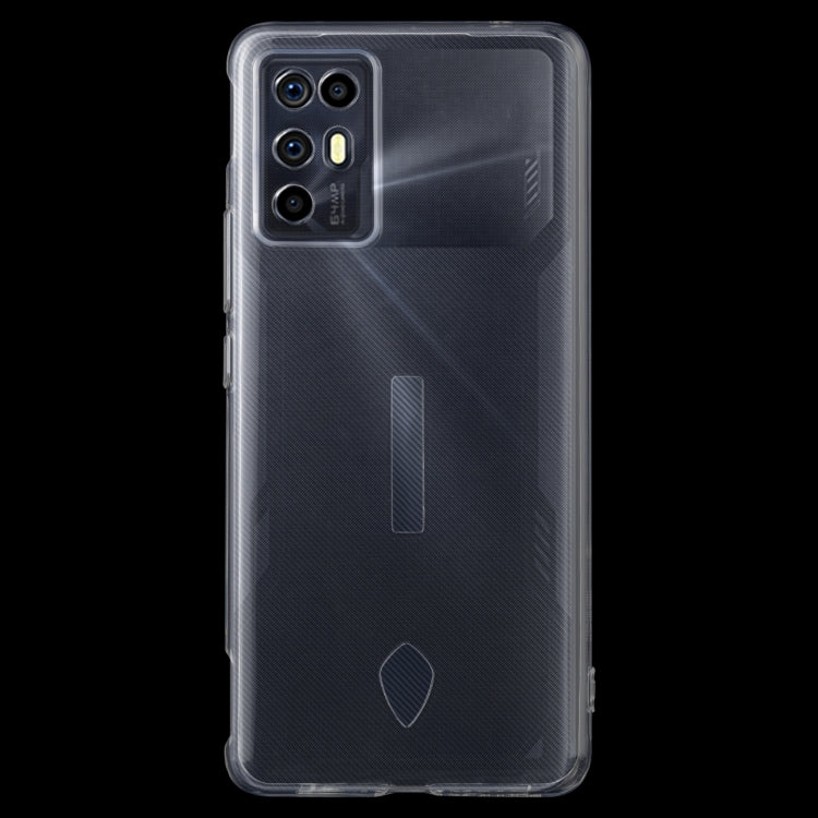 For ZTE Nubia Red Magic 6R 0.75mm Ultra-thin Transparent TPU Soft Protective Case