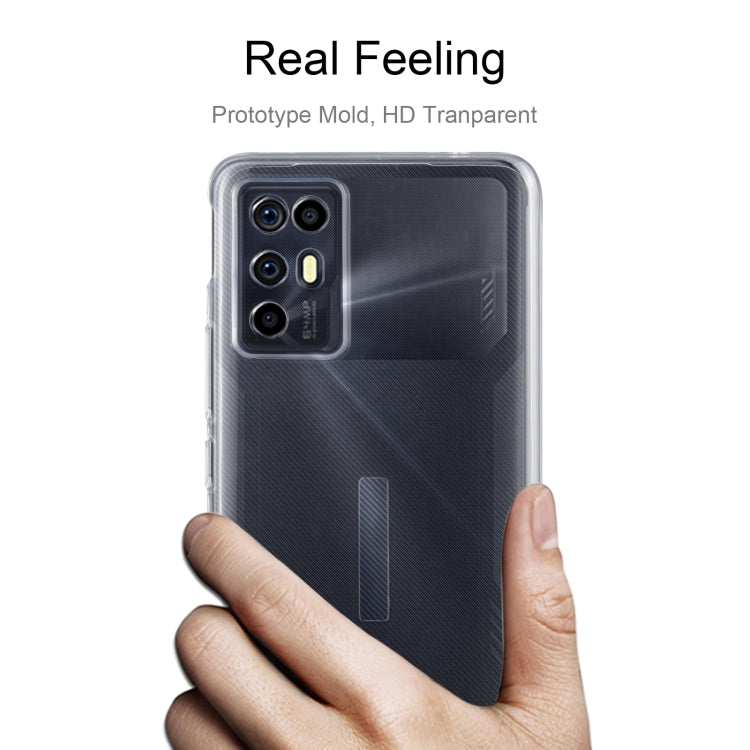 For ZTE Nubia Red Magic 6R 0.75mm Ultra-thin Transparent TPU Soft Protective Case