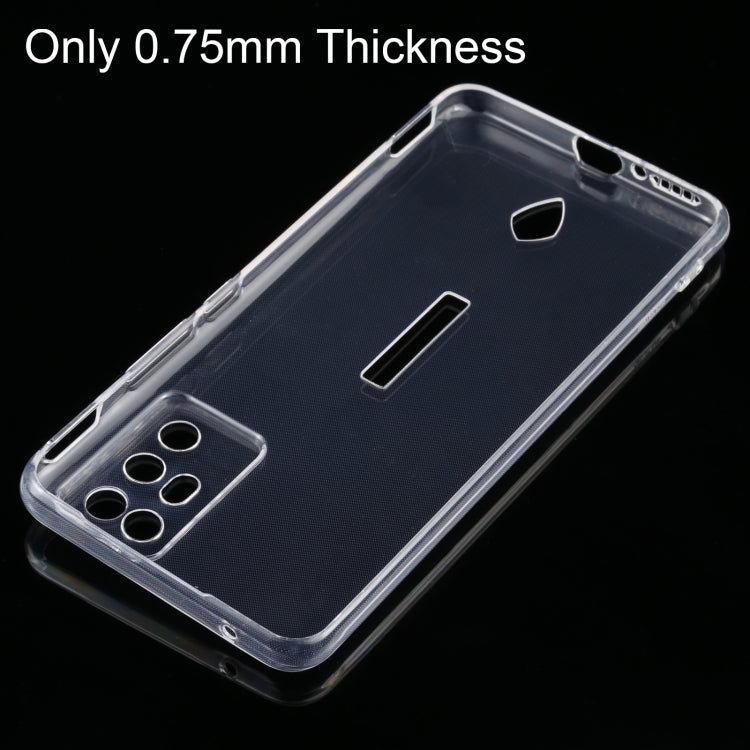 For ZTE Nubia Red Magic 6R 0.75mm Ultra-thin Transparent TPU Soft Protective Case