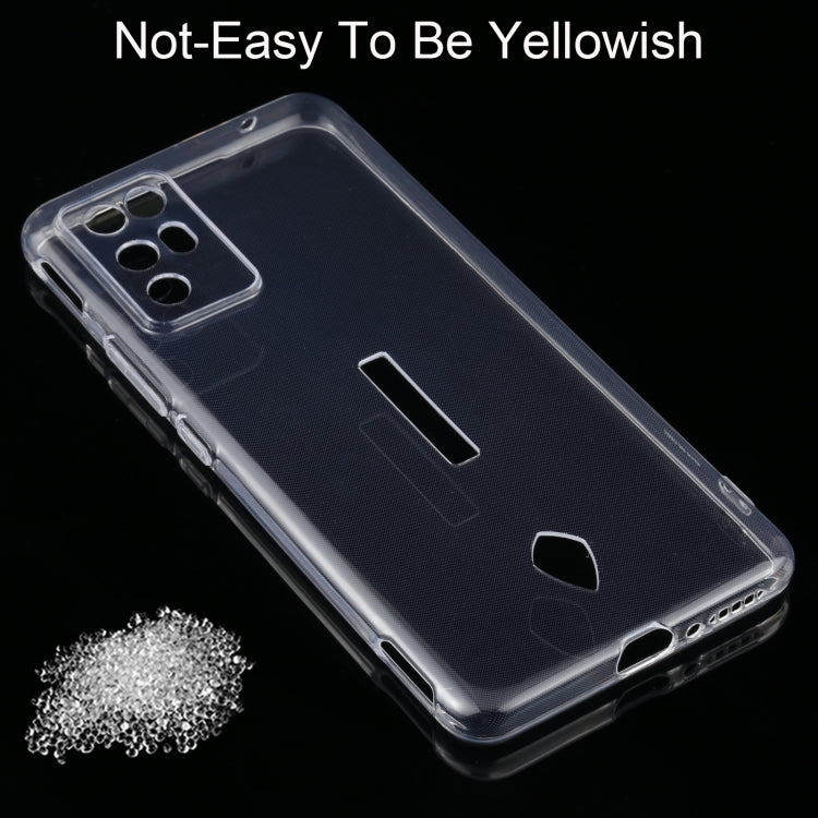 For ZTE Nubia Red Magic 6R 0.75mm Ultra-thin Transparent TPU Soft Protective Case