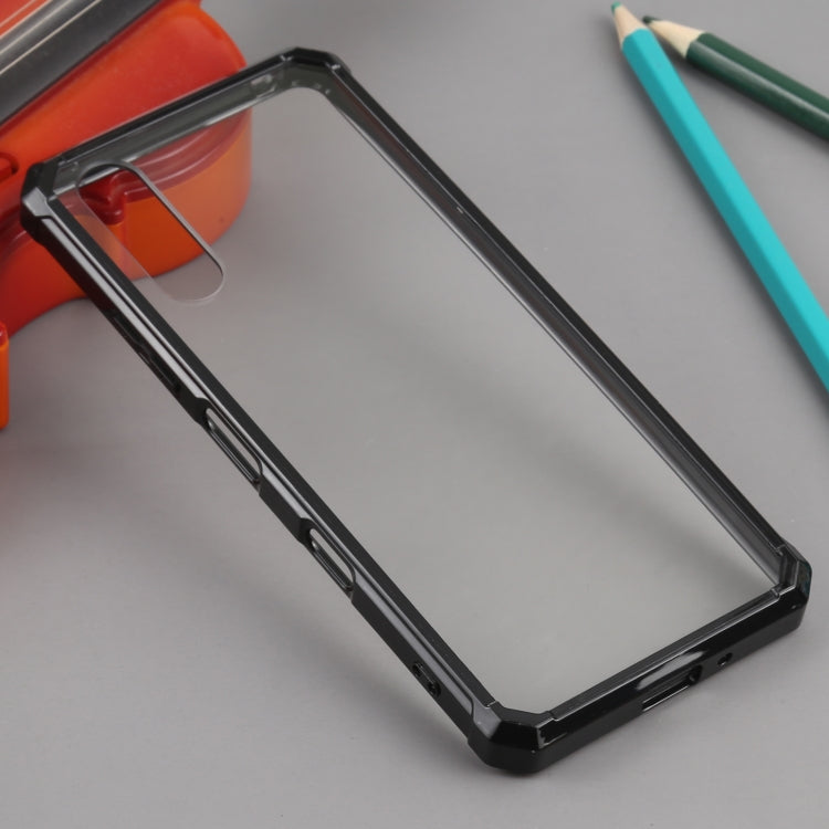 For Sony Xperia 10 III Shockproof Scratchproof TPU + Acrylic Protective Case