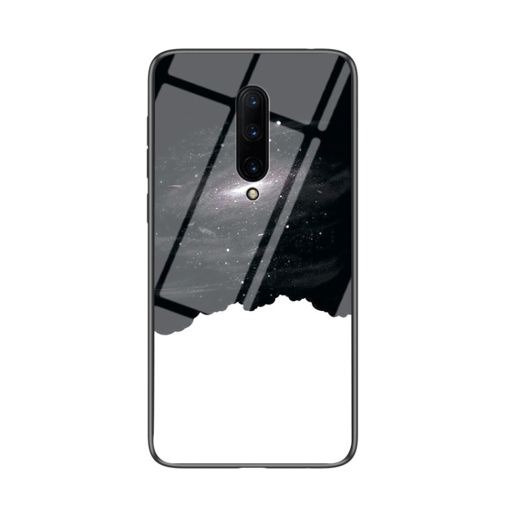 For OnePlus 7 Pro Starry Sky Painted Tempered Glass TPU Shockproof Protective Case