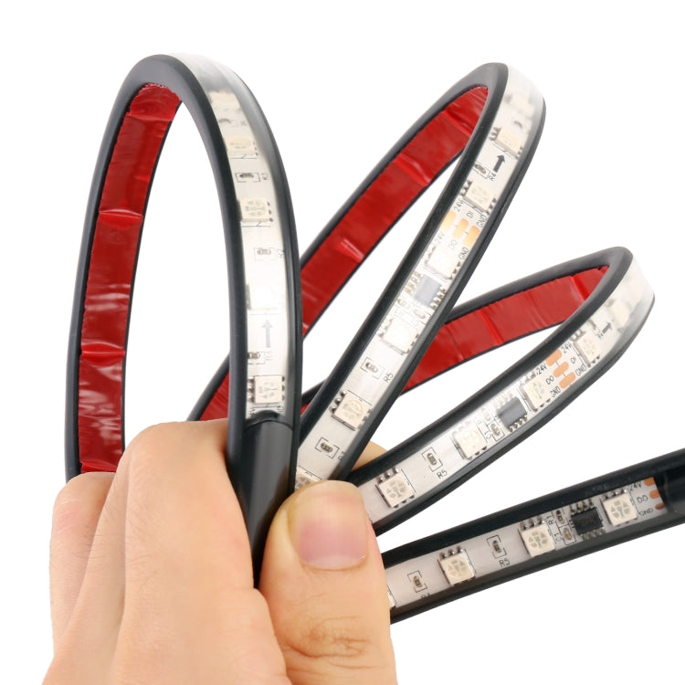 DC24V / 7W Colorful Truck Warning Light Slide Light with SMD-5050 Lamp Beads, Length:1.5m