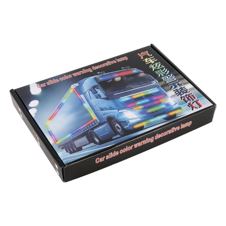 DC24V / 7W Colorful Truck Warning Light Slide Light with SMD-5050 Lamp Beads, Length:2.4m