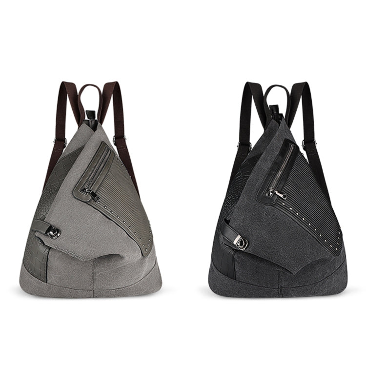 FB01 Irregular Canvas Backpack
