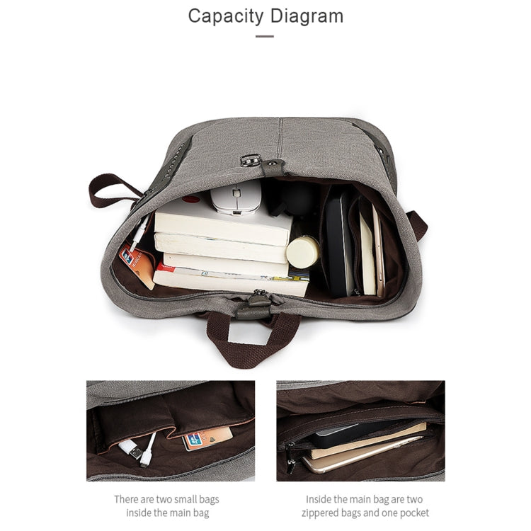 FB01 Irregular Canvas Backpack