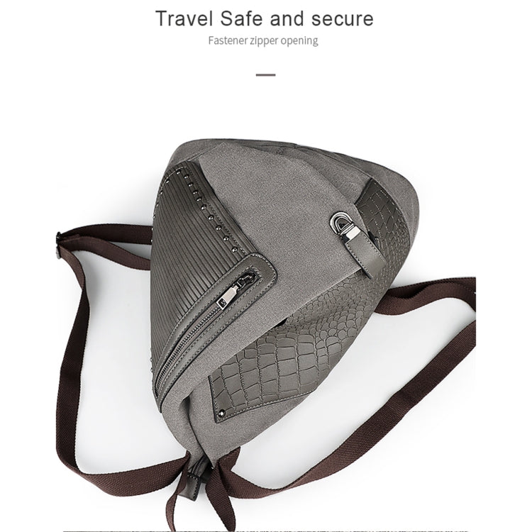 FB01 Irregular Canvas Backpack