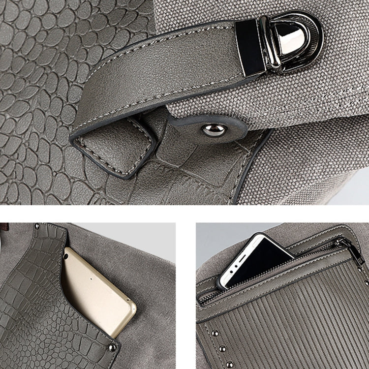 FB01 Irregular Canvas Backpack