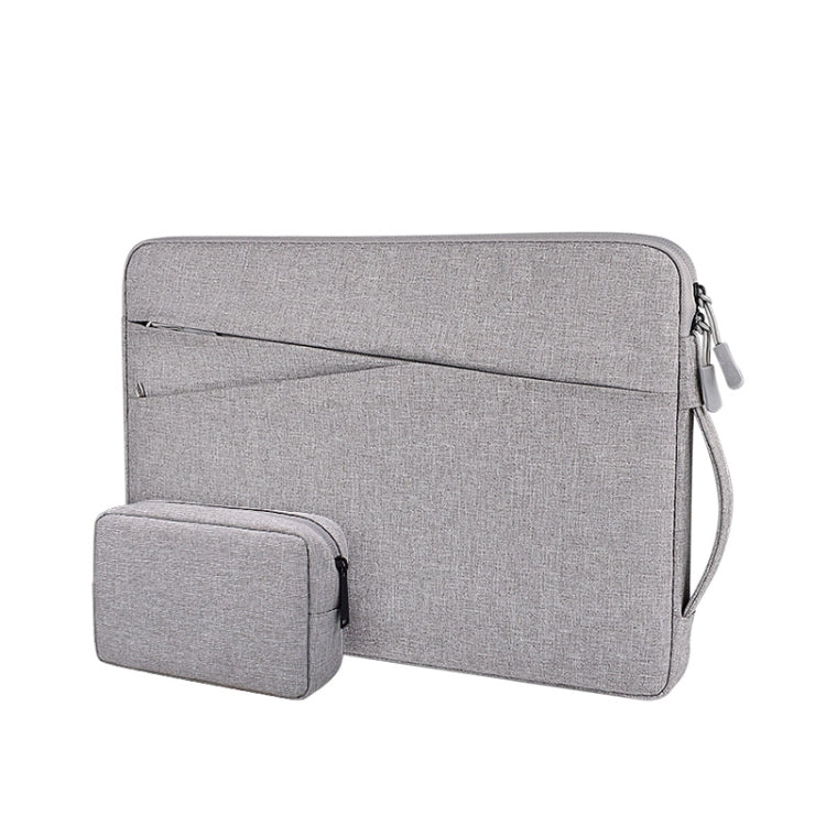 ND01DS Polyester Notebook Laptop Liner Bag with Small Bag, Size:14.1-15.4 inch