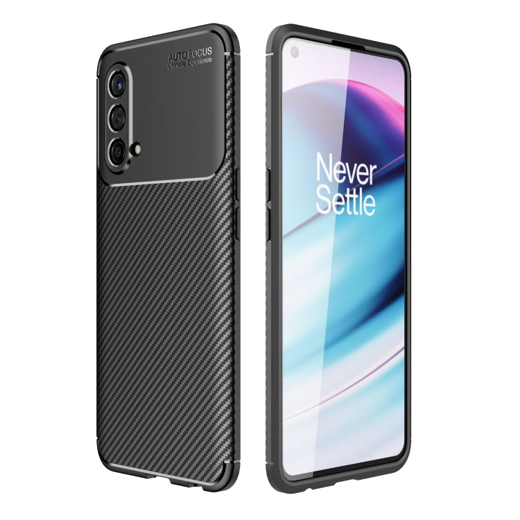 For OnePlus Nord CE 5G Carbon Fiber Texture Shockproof TPU Case