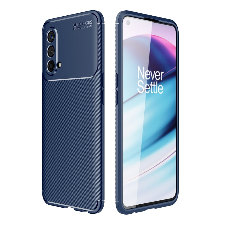 For OnePlus Nord CE 5G Carbon Fiber Texture Shockproof TPU Case