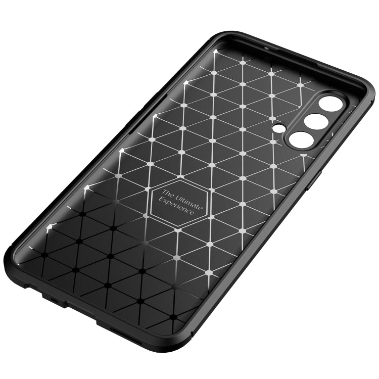 For OnePlus Nord CE 5G Carbon Fiber Texture Shockproof TPU Case