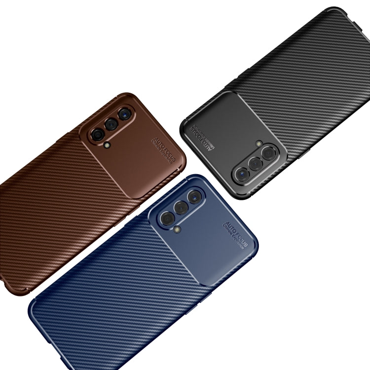 For OnePlus Nord CE 5G Carbon Fiber Texture Shockproof TPU Case