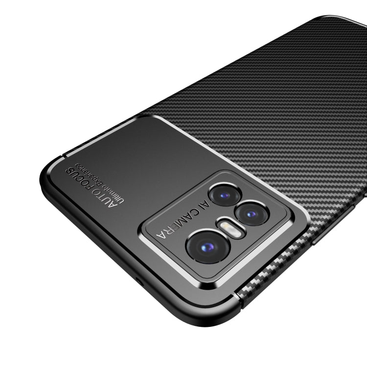 For vivo S10 Carbon Fiber Texture Shockproof TPU Case