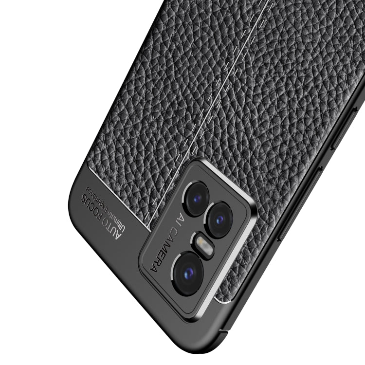 For vivo S10 Litchi Texture TPU Shockproof Case