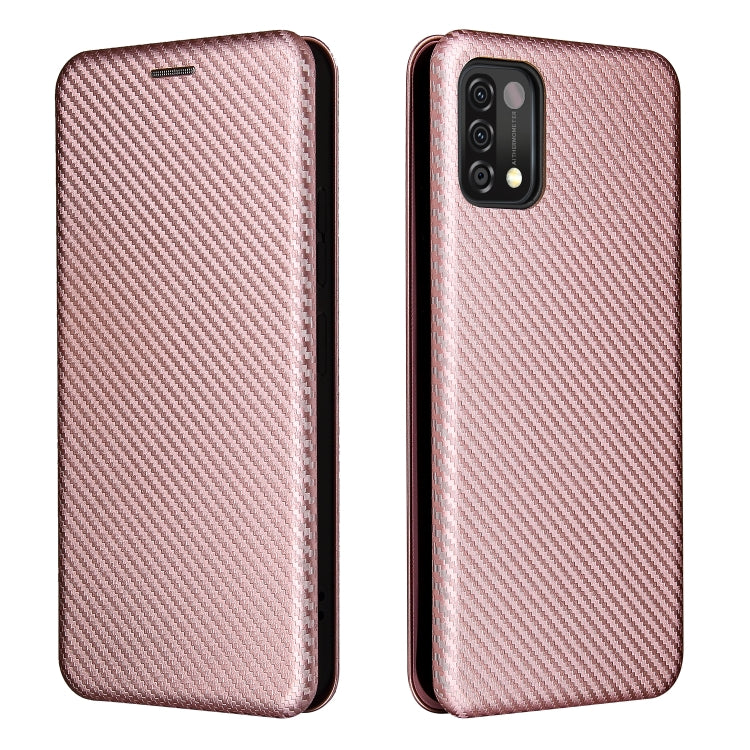For UMIDIGI A11 Carbon Fiber Texture Horizontal Flip TPU + PC + PU Leather Case with Card Slot