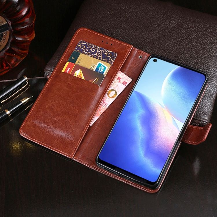 For Blackview A90 idewei Crazy Horse Texture Horizontal Flip Leather Case with Holder & Card Slots & Wallet